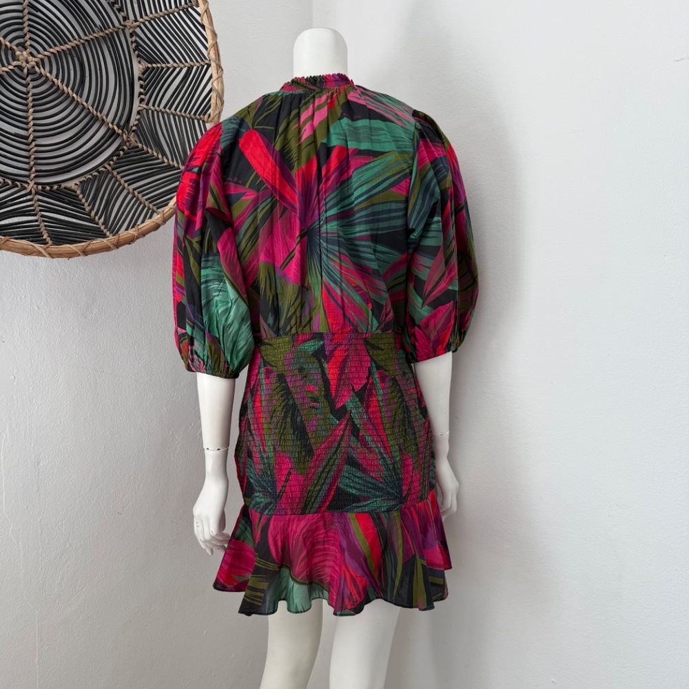 FARM Rio Multicolor Leaf Print Dress - Picture 5 of 7
